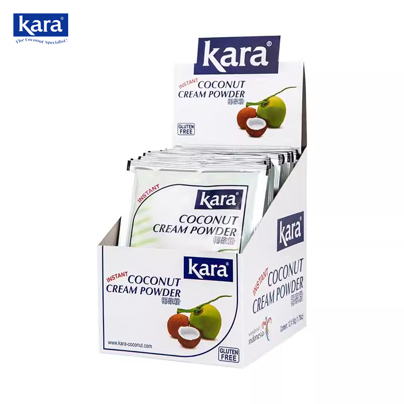 Kara佳乐椰浆粉50g*12包原装进口速溶椰子椰汁粉冲饮奶茶烘焙原料