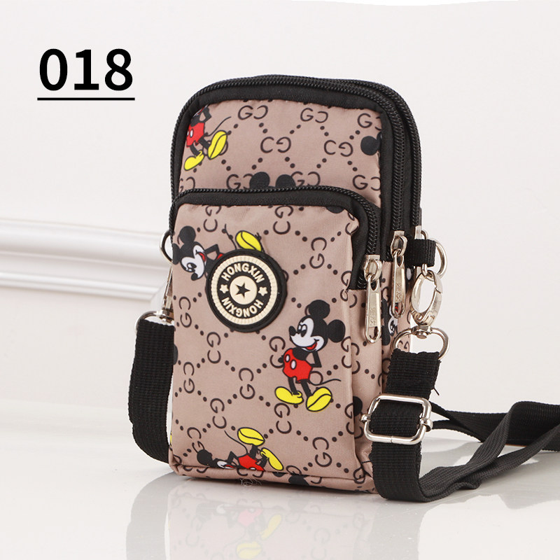 可斜挎手机包多隔层拉链包防水运动迷你小包手臂包女士手腕包加厚