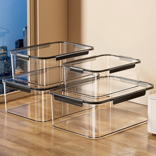 透明收纳箱大容量收纳盒密封盒