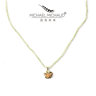 Michaud沙漠之花锁骨项链小众设计吊坠送女友礼物 Michael