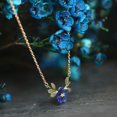 纽约手工绘制高级感项链