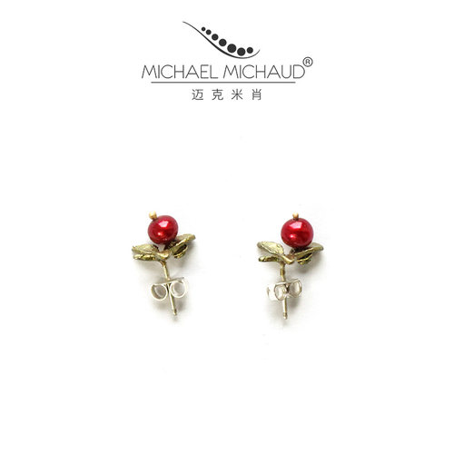 珍珠耳钉MichaelMichaud女