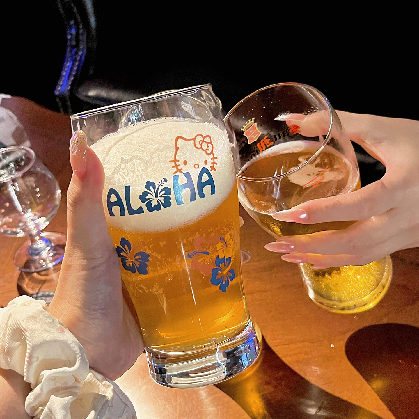 可爱猫啤酒杯加厚扎啤杯家用网红大号防摔酒杯2025玻璃洋酒杯大肚,餐饮具,啤酒杯,淘宝优惠券,粉丝福利购,淘宝优惠卷