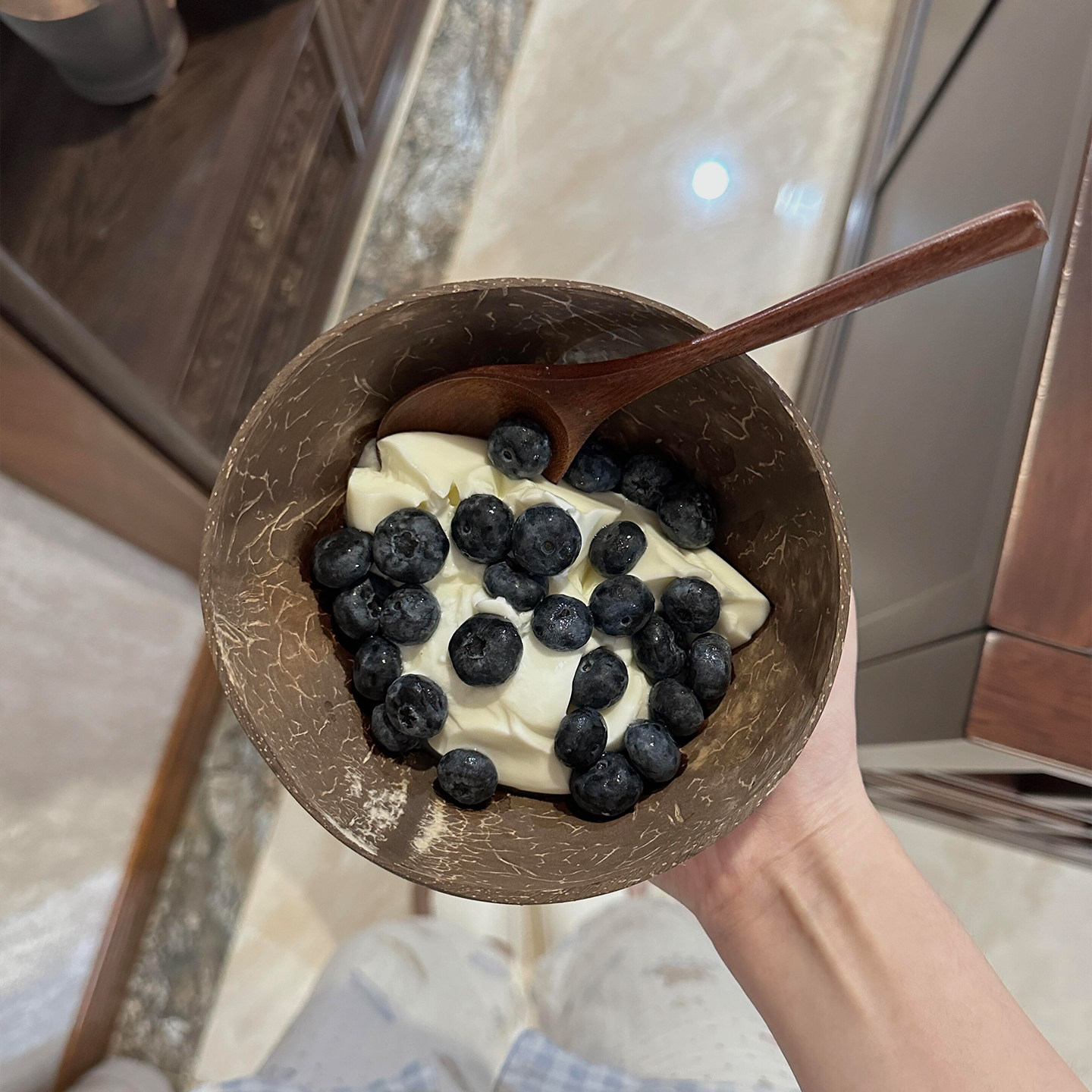 天然椰子壳碗酸奶碗甜品碗水果沙拉燕麦片奶昔轻食碗高颜值家用