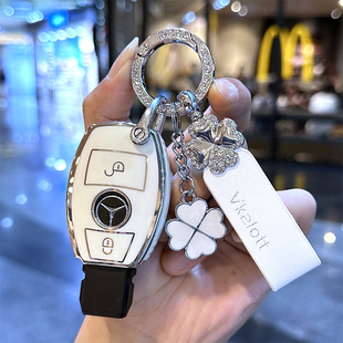 奔驰gla200钥匙套C200L壳A级a180L扣glc260L包B级260GLK R级G级SL