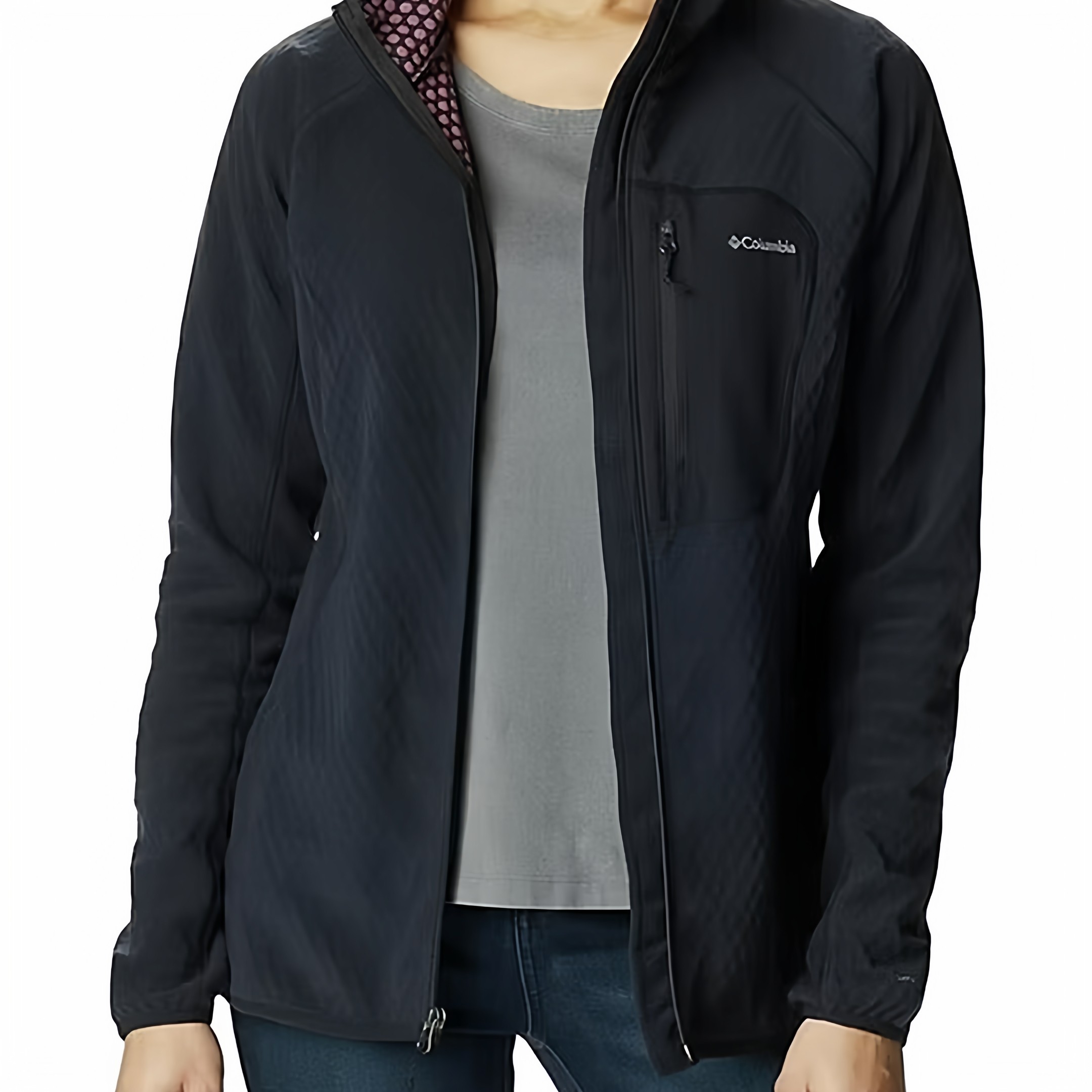 Columbia哥伦比亚女子户外保暖运动休闲开衫抓绒衣夹克外套AR0142