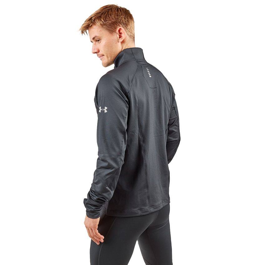 安德玛UA Reactor 男春秋弹性跑步外套健身训练运动夹克 1342707