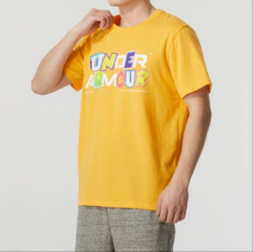 安德玛 UA  Endorsed 男子训练运动透气舒适短袖T恤 1373999