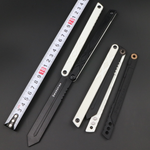 yy剑鱼 G10玻璃纤维全塑材质新手安全未开刃非金属拼合柄蝴蝶练习