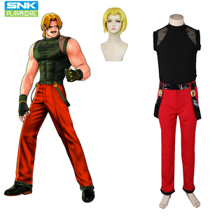 拳皇KOF98怒加卢卡尔战斗服游戏Cosplay男装定制/假发另购