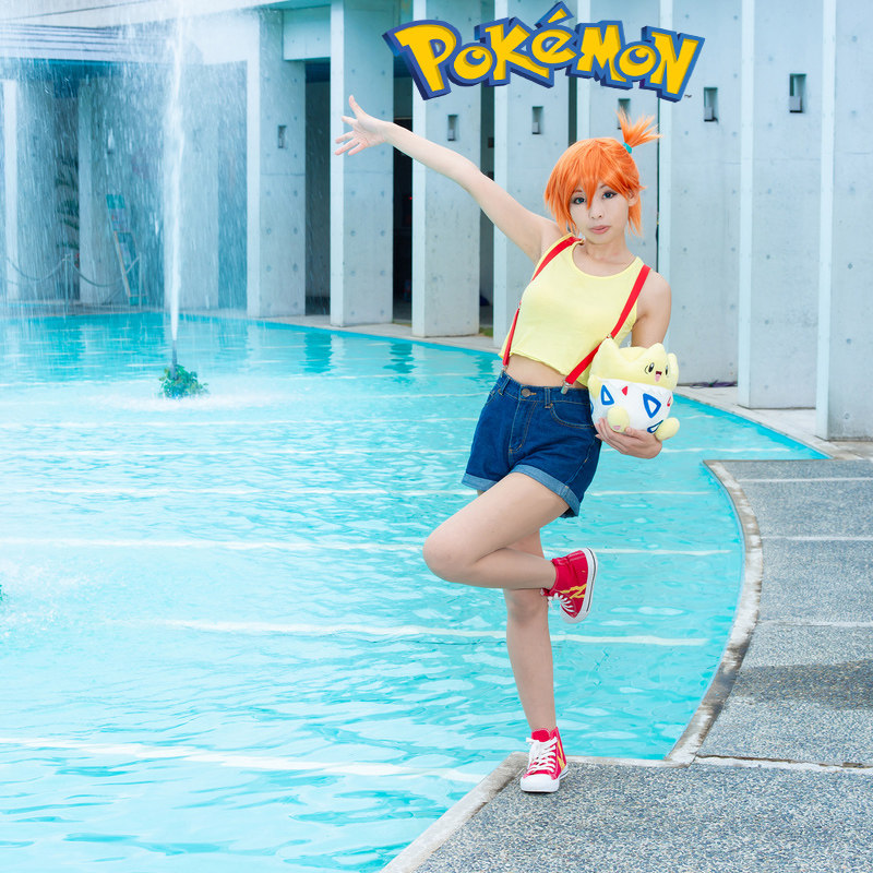 宠物小精灵神奇宝贝小霞夏季服动漫Cosplay女装现货/假发鞋子另购