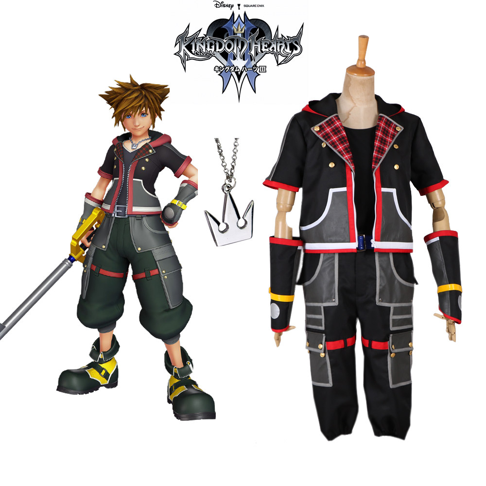 王国之心3索拉制服游戏cosplay男装定制