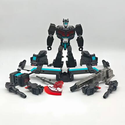 百微暗黑版TW-1036B变形玩具 新品0 8维修队长擎天OP柱消防车模型