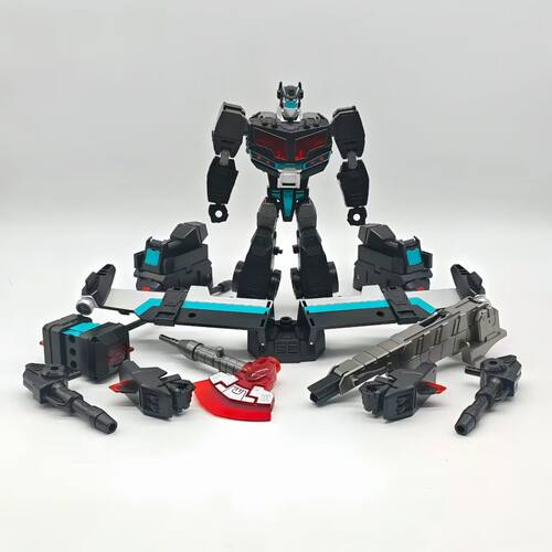 百微暗黑版TW-1036B变形玩具 新品0 8维修队长擎天OP柱消防车模型