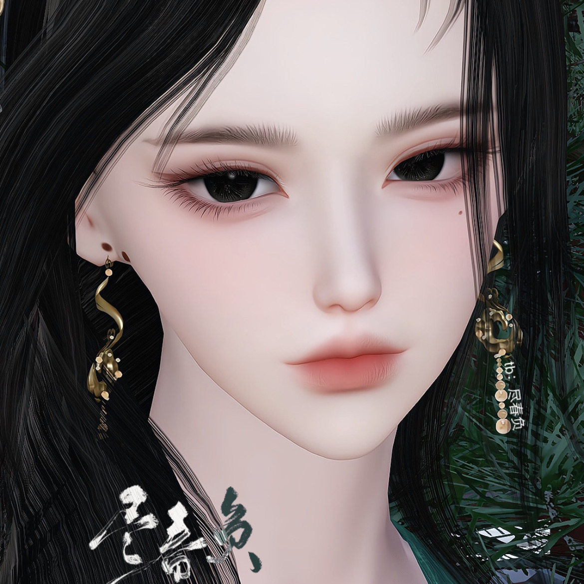 成女逆水寒手游捏脸数据