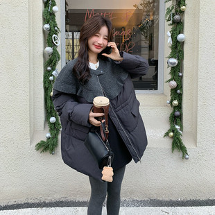 P280 25冬装 2526 呢子拼接羽绒服2D044 K418 新现货主推圣诞款