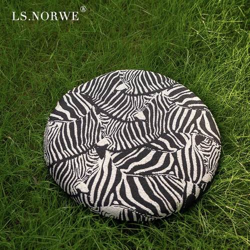 NORWE斑马纹圆形记忆棉慢回弹垫