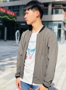 极星清仓户外男休闲夹克夏防晒透气旅行运动薄外套男AGJD11321