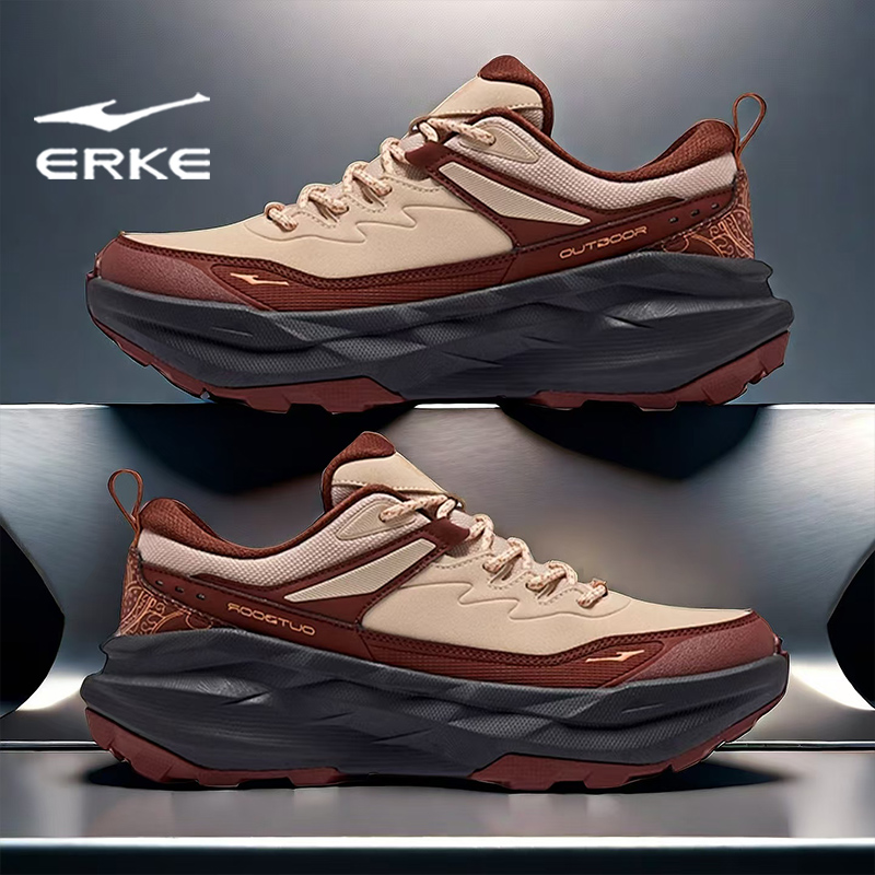 鸿星尔克官方正品厚底减震休闲鞋