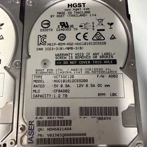 维修1.2T SAS 10K 12Gb 02311HAN议价