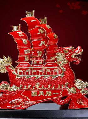 漆线雕风水乔迁商务陶瓷开业礼品