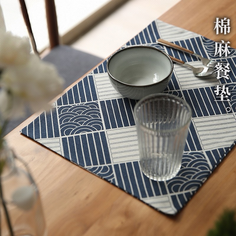 北欧风小块日式防烫西餐垫