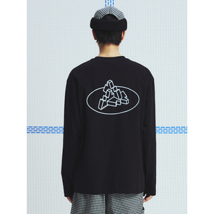 长袖 MOUNTAINFEVER 镶嵌山型岛屿LOGO SORONA凉感 TEE恤 AW25