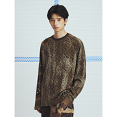 AW25华夫格 沙漠迷彩&豹纹 不对称长袖 MOUNTAINFEVER TEE 卫衣