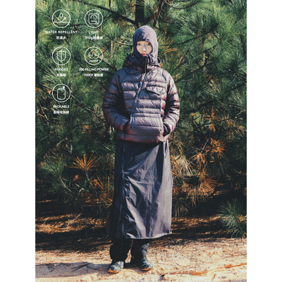 高山热抗撕裂超轻量白鸭绒羽绒