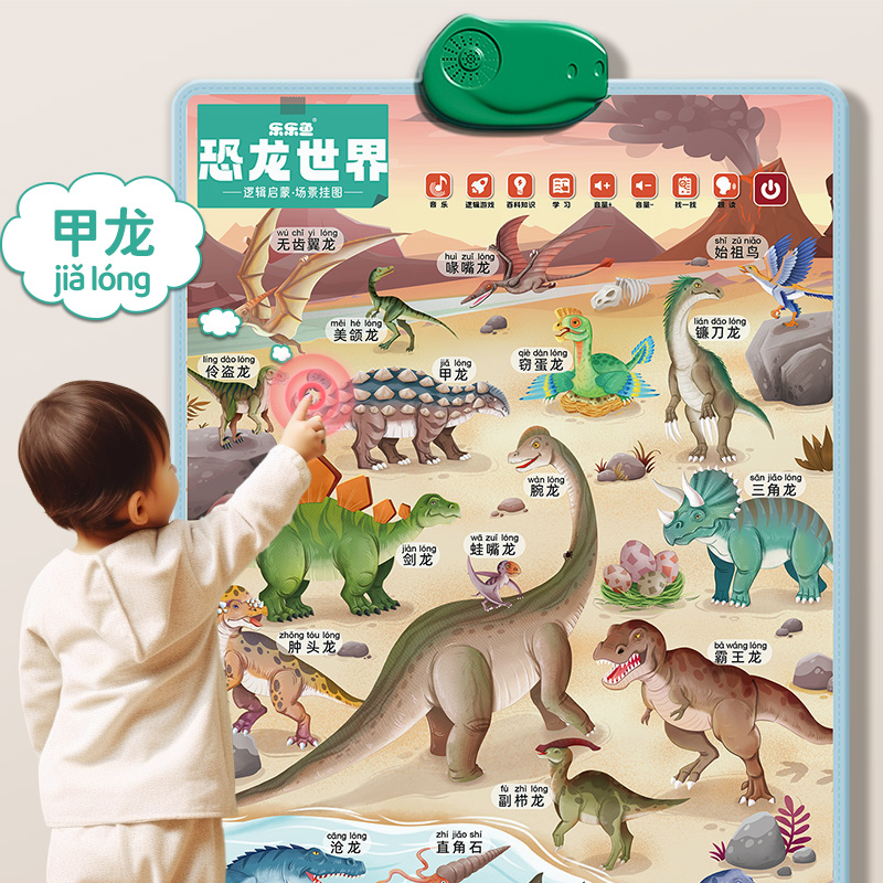 乐乐鱼会说话的早教点读发声挂图