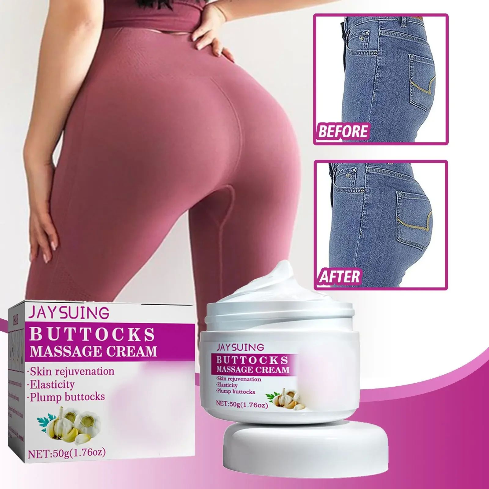 Buttock S Curve Lifting victoria’s secret Cream Garlic