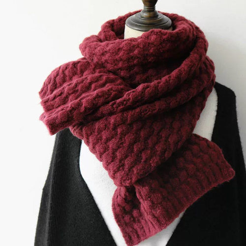 【正品】Coor Koor韩国秋冬季黑色纯色羊绒针织围巾女学生情侣