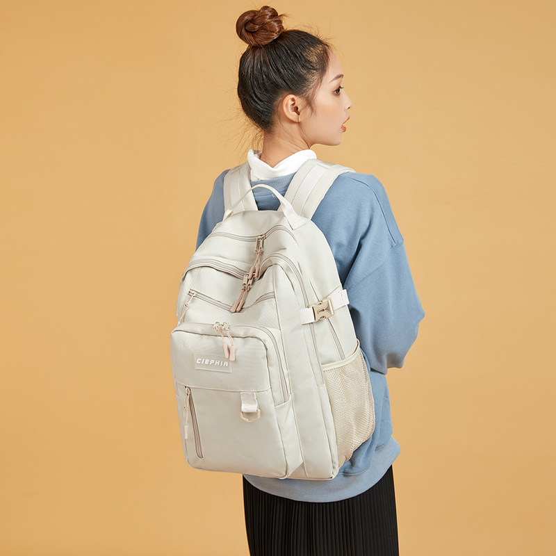 书包女士初中生中学生大学生韩版高中电脑包双肩包大容量旅行背包