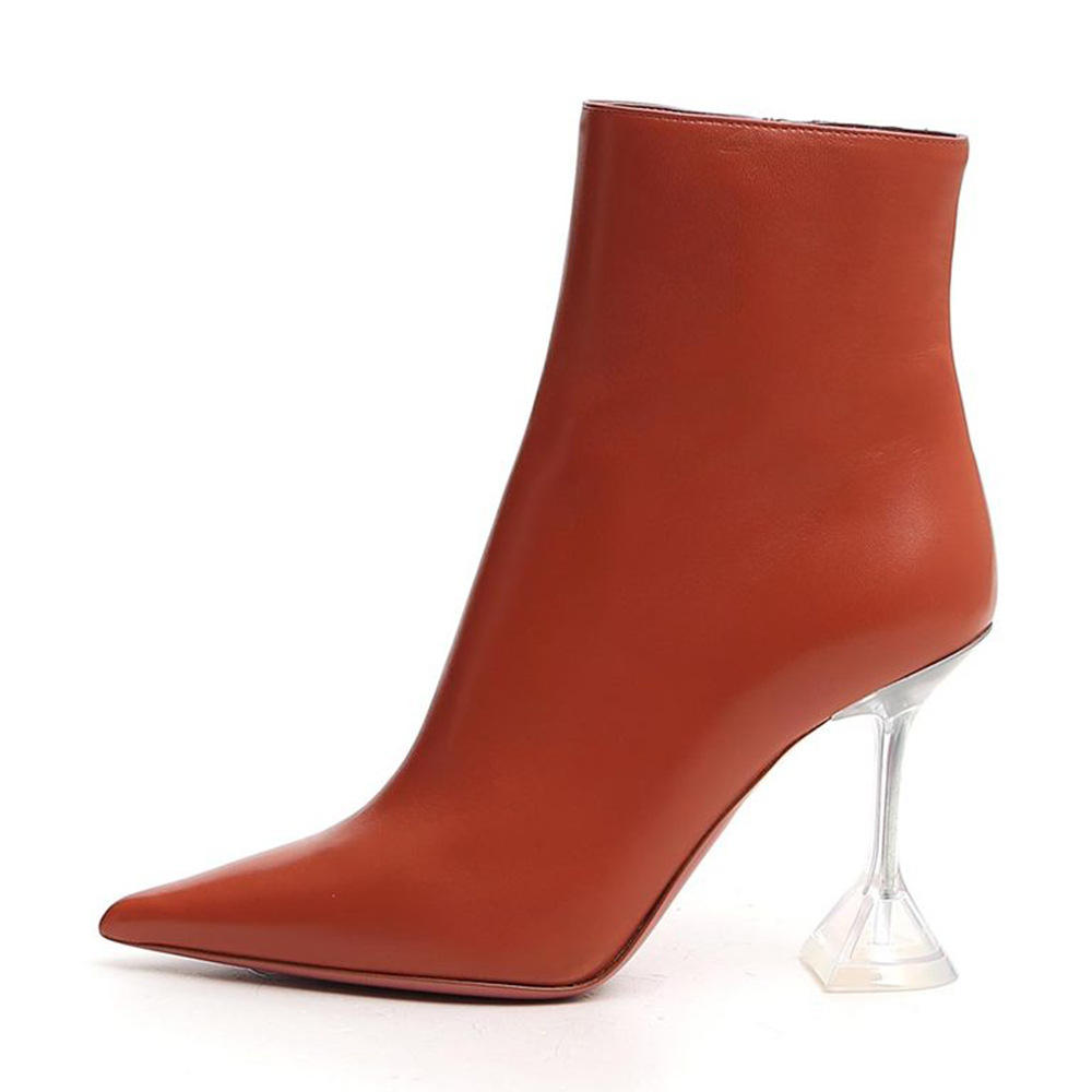 成都春季欧美大码时尚性感中筒皮靴外贸货源厂家直供时装靴PU橡胶