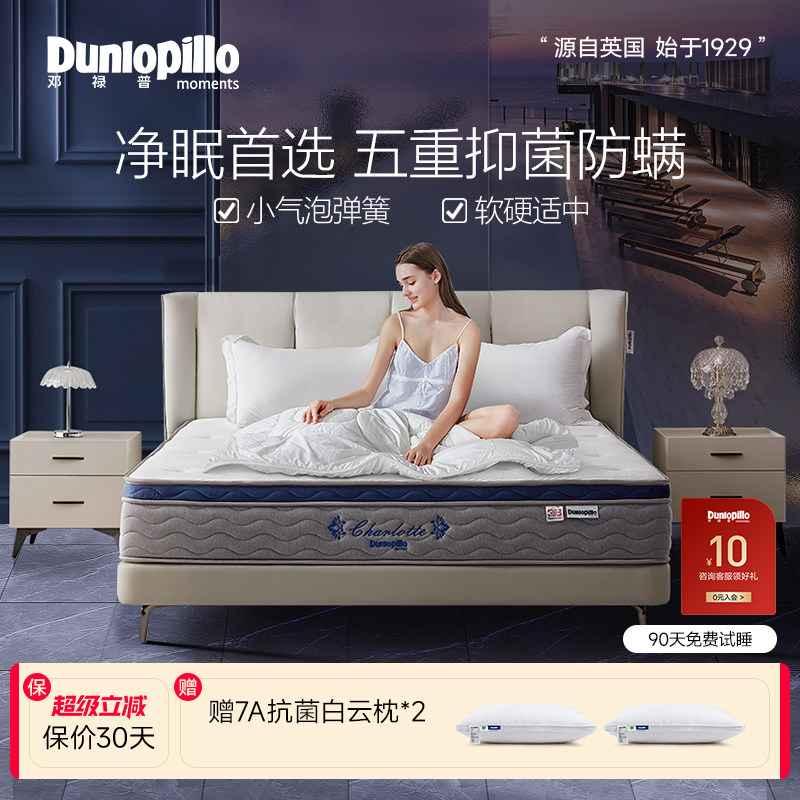 邓禄普软硬适中抑菌防螨弹簧床垫图片