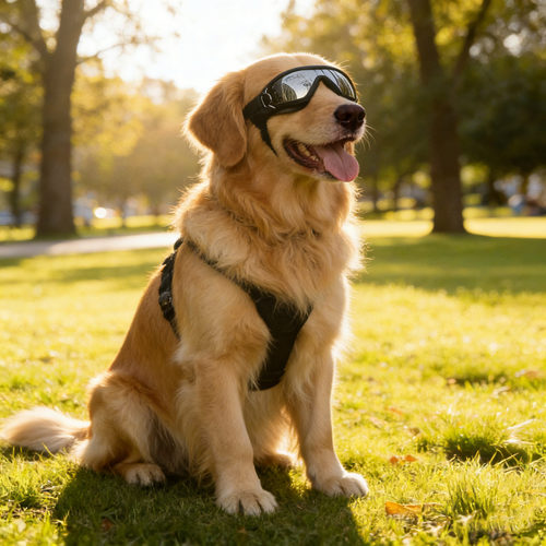 金毛专用狗狗墨镜小型犬眼镜防风镜宠物小狗护目镜外出用品防风沙