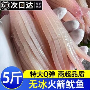火箭鱿鱼商用鱿鱼须火锅冒菜串串烧烤铁板烧冷冻生鲜食材水发鱿鱼