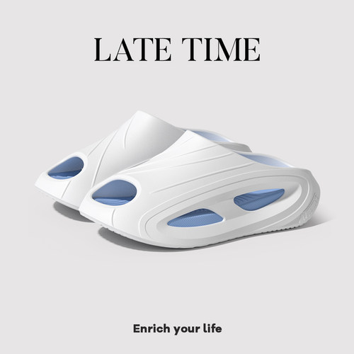 latetime踩屎感拖鞋男夏季外穿