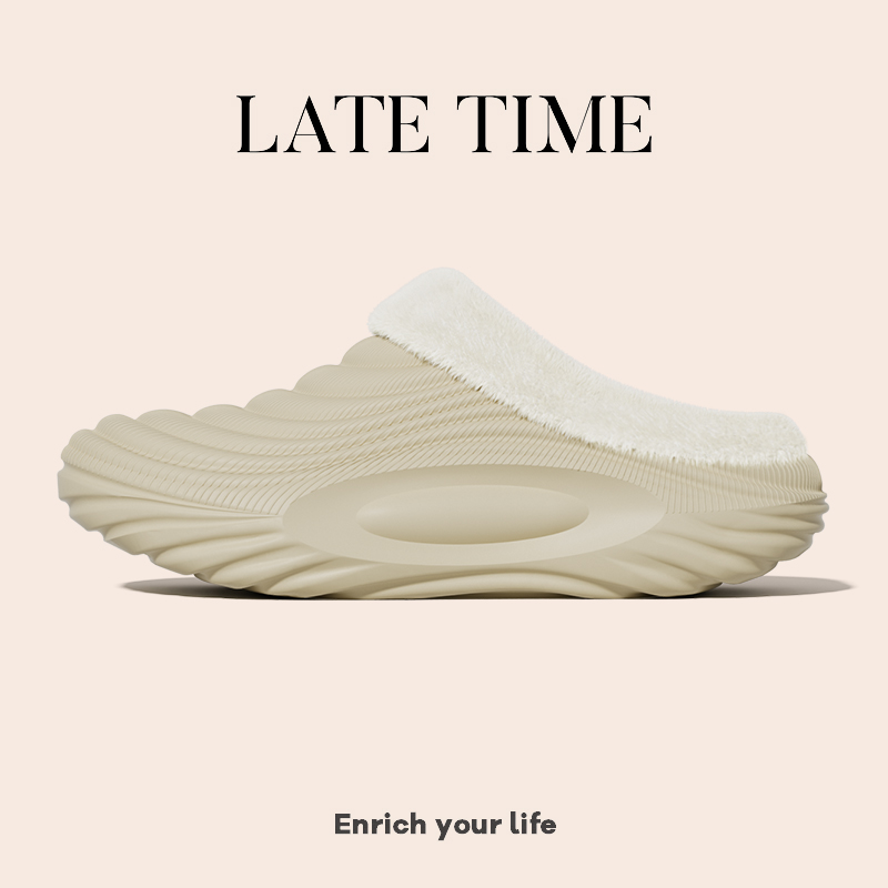 latetime防水棉拖鞋男款2025新款