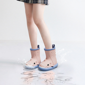 防滑新款 可爱鲨鱼雨鞋 水靴子短筒雨靴子 时尚 外穿成人胶鞋 女款 夏季