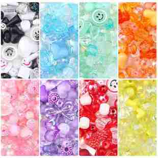 亚克力diy珠子巴洛克风格串珠散珠珠子手工DIY手链串珠材料配件