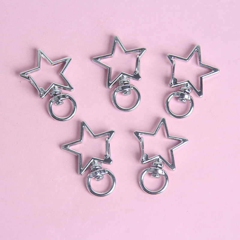 diy五角星钥匙扣弹簧扣