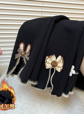 女童微喇叭打底裤加绒保暖秋冬款儿童修身纯棉裤子小女孩宝宝外穿