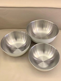 新太阳生活用品304不锈钢盆食品级刻度盆厨房备菜盆料理盆水果盆