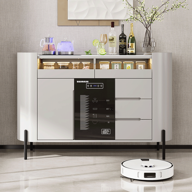 或许简约带煮茶消毒玻璃