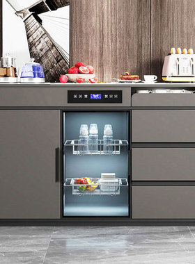 客厅高端茶吧机2024新款家用全自动餐边柜一体台式桌面带消毒