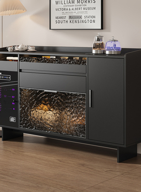 可接定制全智能冰吧柜茶吧机2025新款家用一体柜餐边柜小型桌面