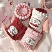 花知晓草莓丘比特蛋糕唇霜唇泥雾面唇釉丝绒哑光雾面口红素颜裸色