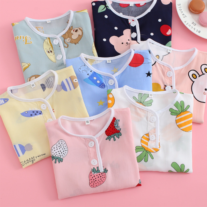 儿童睡衣夏季棉绸薄款男童女童男女孩宝宝长袖空调家居服绵绸套装|ruв категории Детская одежда, детей дома, одежду, домашнего костюм - от Buy2taobao.com для оказания профессиональной услуги покупки агента Taobao