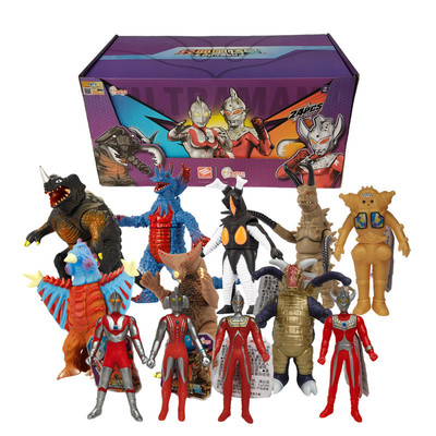 正版授权锦江奥特曼软胶怪兽玩具艾雷王雷德王哥莫拉古墩男孩礼物